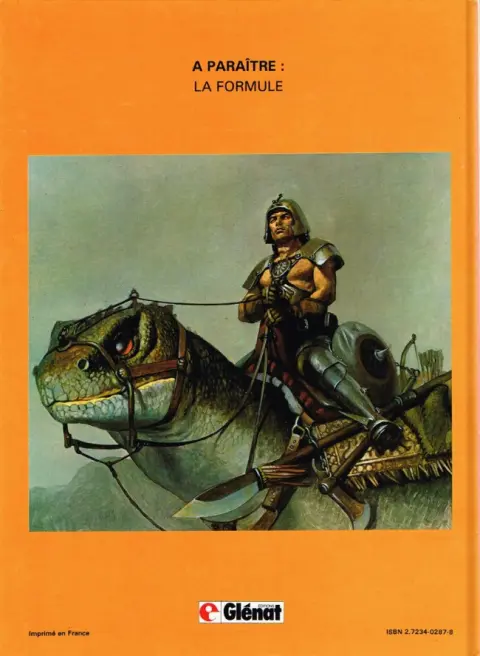 Verso de l'album Le Mercenaire Tome 1 Le feu sacré