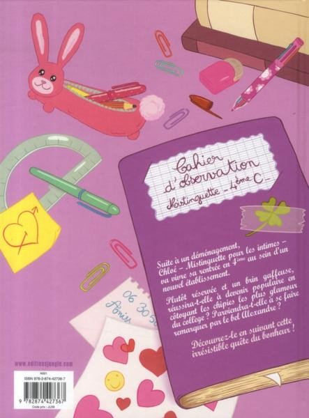 Verso de l'album Mistinguette Tome 1 En quête d'amour