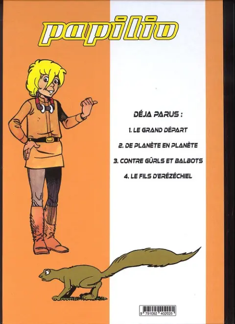 Verso de l'album Papilio Intégrale Tome 3 Contre Gürls et Balbots