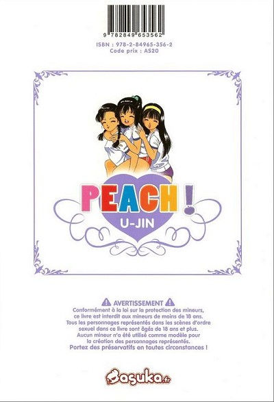 Verso de l'album Peach ! 2