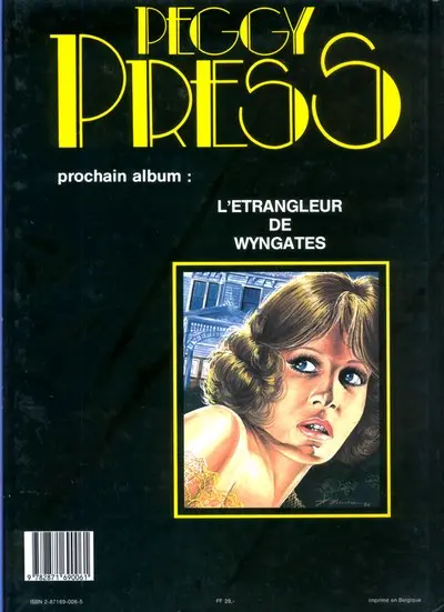 Verso de l'album Peggy Press Tome 2 Le King de Hong Kong