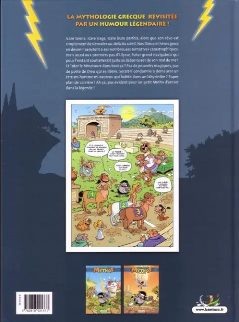 Verso de l'album Les Petits Mythos Tome 2 Le grand Icare
