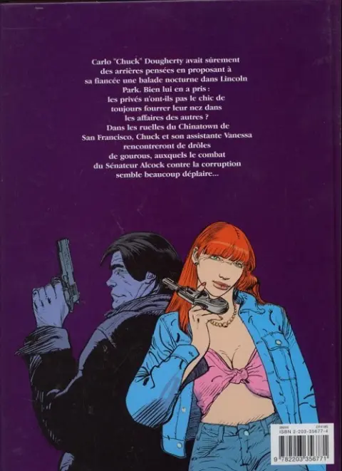 Verso de l'album Le Privé