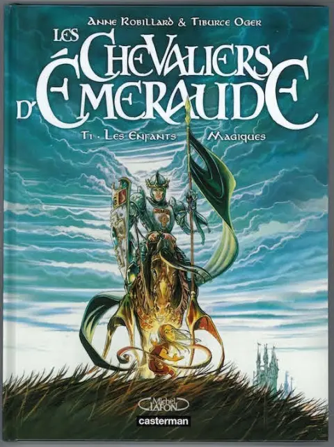 Couverture de l'album Les Chevaliers d'Émeraude Casterman - Michel Lafon Tome 1 Les Enfants Magiques