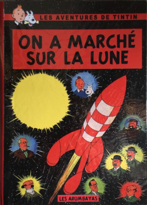 Couverture de l'album Tintin On a marché sur la Lune