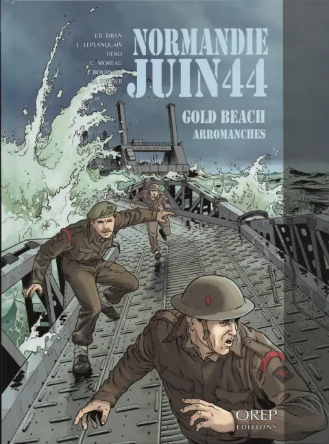 Couverture de l'album Normandie juin 44 Tome 3 Gold Beach - Arromanches