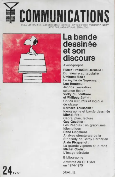 La bande dessinée et son discours