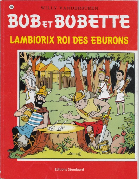 Couverture de l'album Bob et Bobette Tome 144 Lambiorix roi des Eburons
