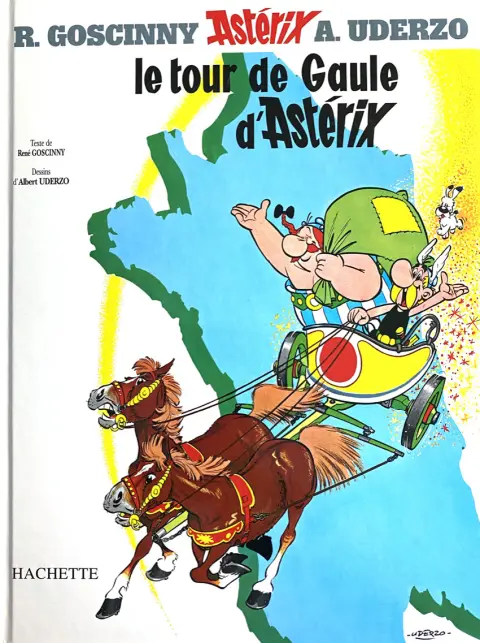 Couverture de l'album Astérix Tome 5 Le Tour de Gaule d'Astérix