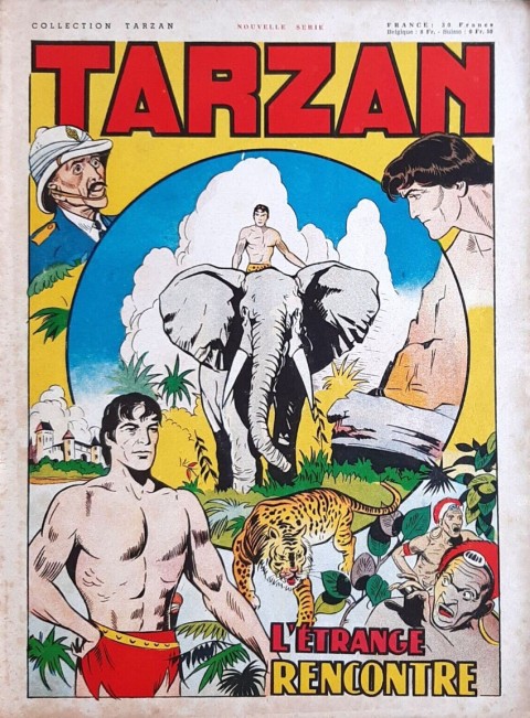 Couverture de l'album Tarzan (collection Tarzan) 4 L'étrange rencontre