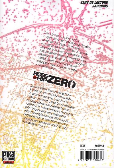 Verso de l'album Rose Hip zero 5