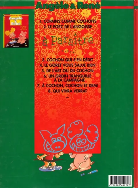 Verso de l'album Angèle & René Tome 2 Le porc de l'angoisse