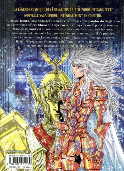 Verso de l'album Saint Seiya Épisode G - Assassin 10