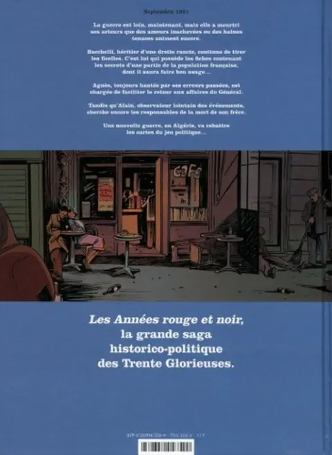 Verso de l'album Les Années rouge & noir Tome 3 Bacchelli