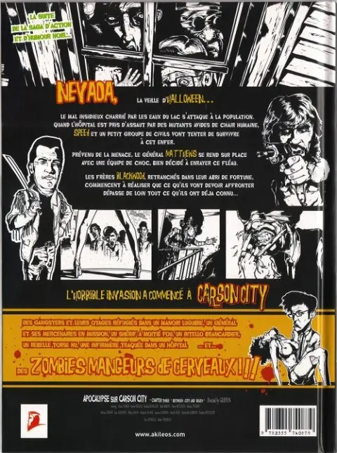 Verso de l'album Apocalypse sur Carson City Tome 3 Entre la ville et la mort…