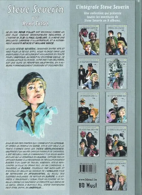 Verso de l'album Les aventures de Steve Severin Tome 9 Cow-boys contre mafia