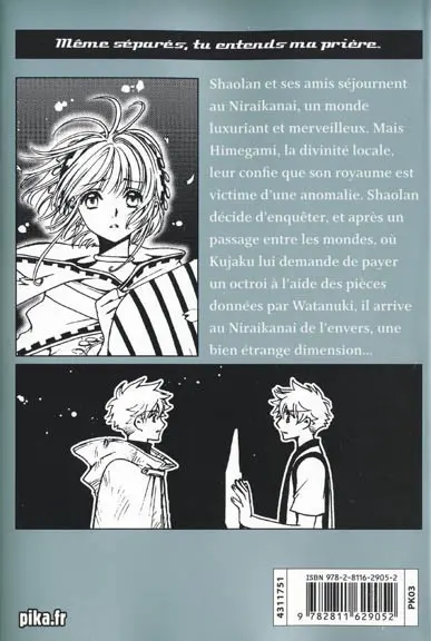 Verso de l'album Tsubasa World Chronicle Tome 2