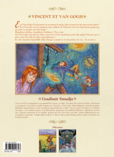 Verso de l'album Vincent et Van Gogh Tome 2 Trois Lunes