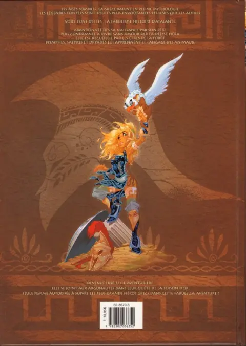 Verso de l'album Atalante - La Légende Tome 6 Le Labyrinthe d'Hadès