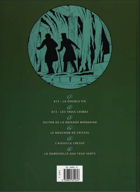 Verso de l'album Arsène Lupin Soleil Tome 5 L'aiguille creuse