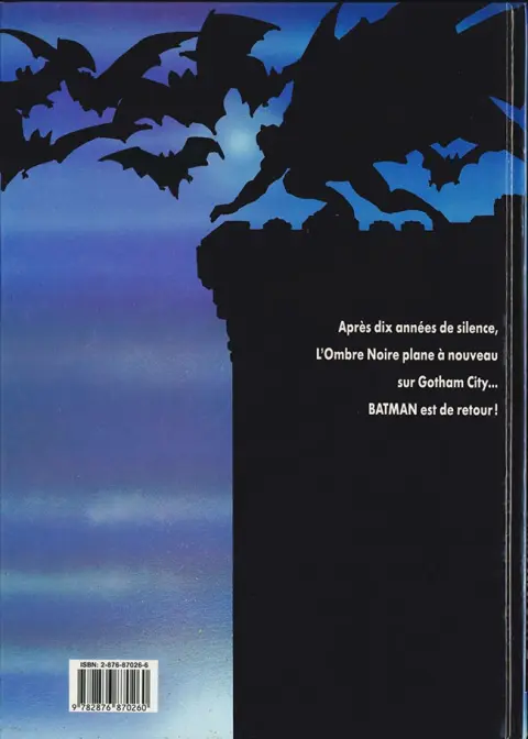 Verso de l'album Batman - Dark Knight Tome 2 Triomphe
