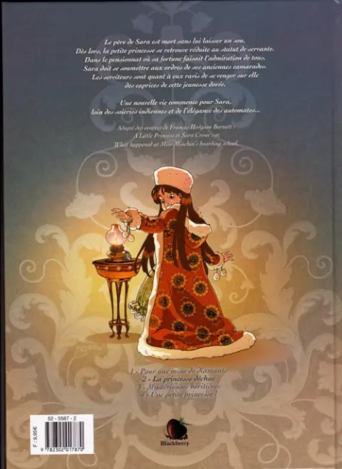 Verso de l'album Princesse Sara Tome 2 La princesse déchue