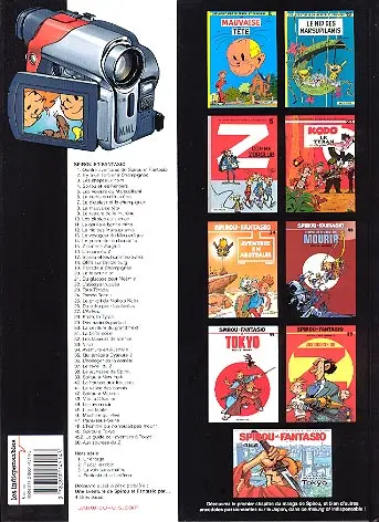 Verso de l'album Spirou et Fantasio Tome 7 Le dictateur et le champignon