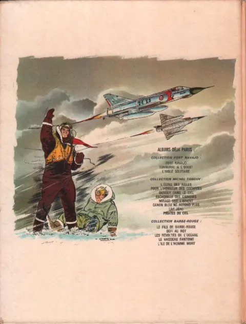 Verso de l'album Tanguy et Laverdure Tome 1 L'école des Aigles