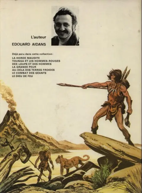 Verso de l'album Tounga Tome 4 La grande peur