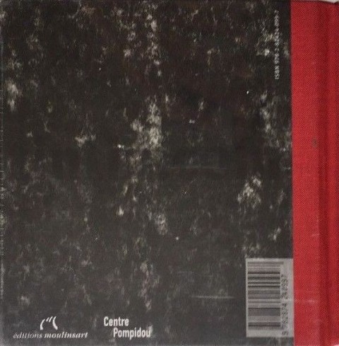 Verso de l'album Hergé - Catalogue de l'exposition Beaubourg 2007