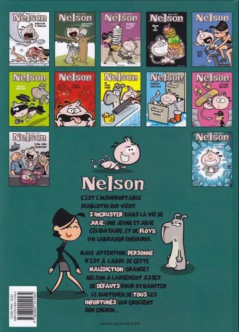 Verso de l'album Nelson Tome 12 Forcément coupable
