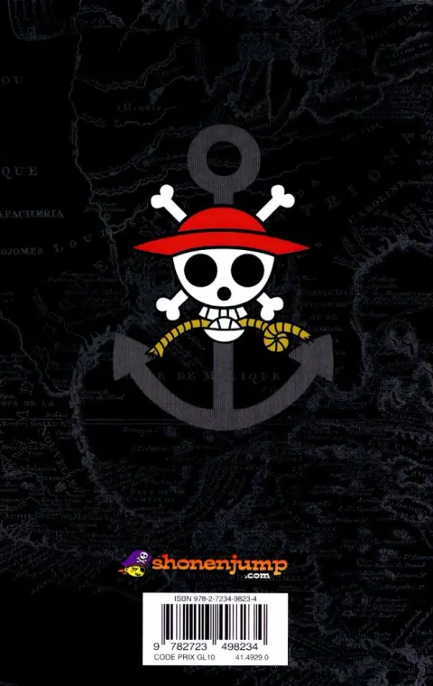 Verso de l'album One Piece Tome 69 SAD