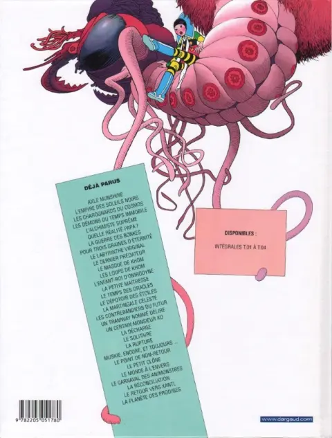 Verso de l'album Le Vagabond des Limbes Tome 31 La planète des prodiges