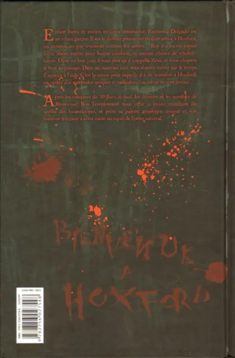 Verso de l'album Bienvenue à Hoxford