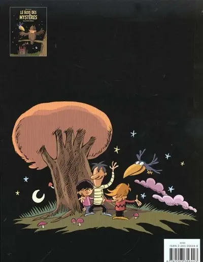 Verso de l'album Le Bois des mystères Les enfants-hiboux