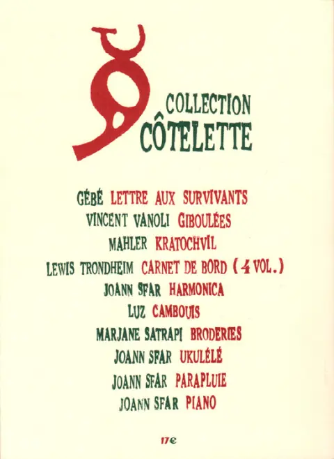 Verso de l'album Carnet de bord Tome 4 2002-2003