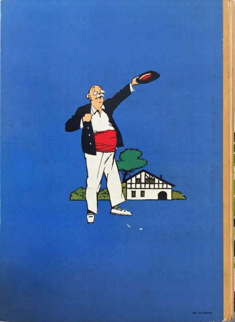 Verso de l'album Bécassine Tome 12 Bécassine au pays basque