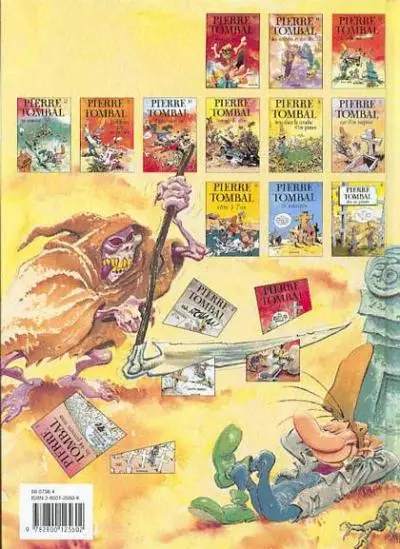 Verso de l'album Pierre Tombal Tome 15 Chute d'os