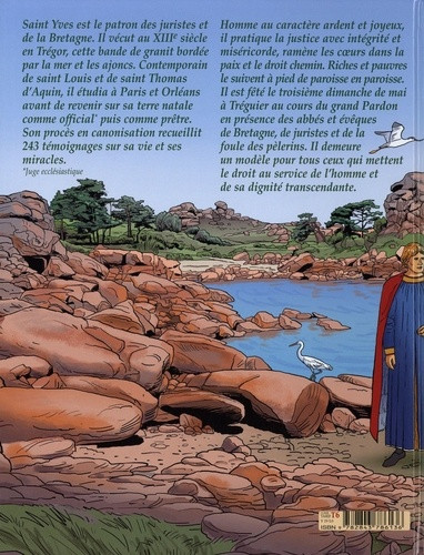 Verso de l'album Saint Yves Les chemins de la justice