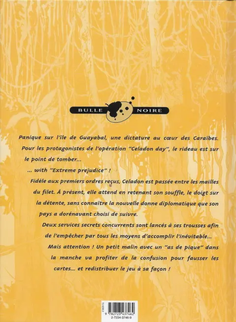Verso de l'album Celadon Run Tome 4 Extrême préjudice
