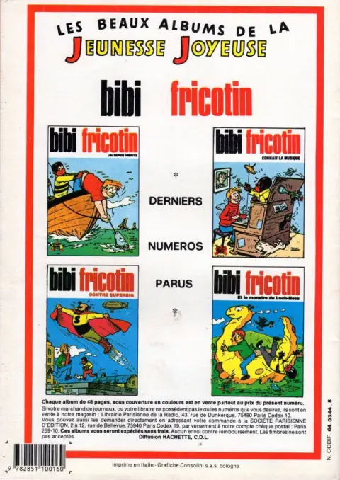 Verso de l'album Les Pieds Nickelés Tome 32 Les Pieds Nickelés détectives privés