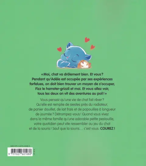 Verso de l'album Ajax - Mortelle Adèle Tome 1 Ajax, Chat va bien !