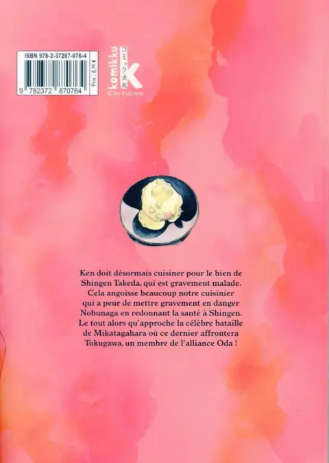 Verso de l'album Le Chef de Nobunaga 9