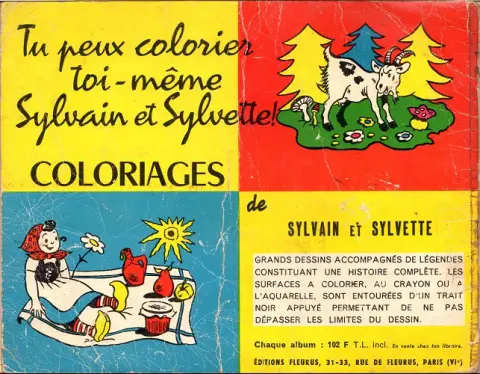Verso de l'album Sylvain et Sylvette Tome 11 Alerte ! alerte ! alerte !