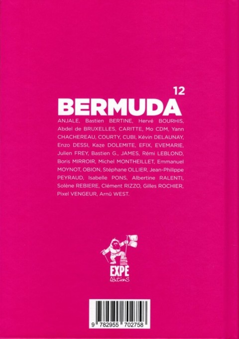 Verso de l'album Projet Bermuda Tome 12 Histoires plus ou moins courtes en BD