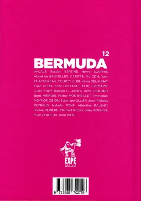 Verso de l'album Projet Bermuda Tome 12 Histoires plus ou moins courtes en BD