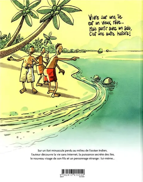 Verso de l'album Robinsons, père & fils