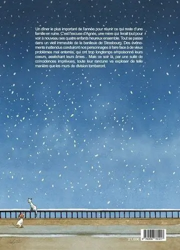 Verso de l'album Le Dîner de Noël
