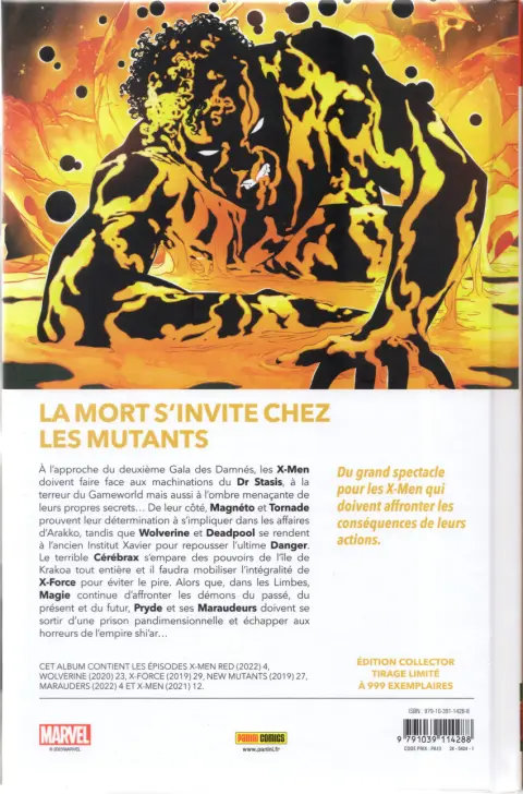 Verso de l'album Destiny of X Volume 06