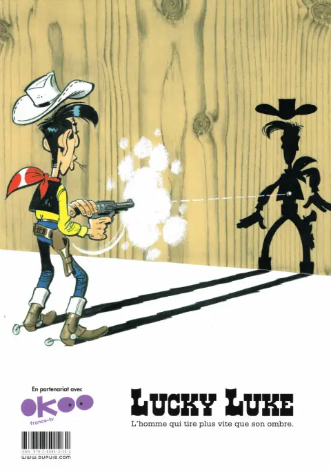 Verso de l'album Lucky Luke Tome 15 L'évasion des Dalton